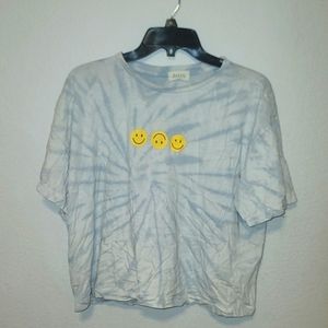 Smiley Crop top shirt